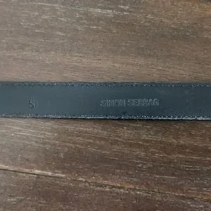 Simon Sebbag | Accessories | Simon Sebbag Black Leather Belt 